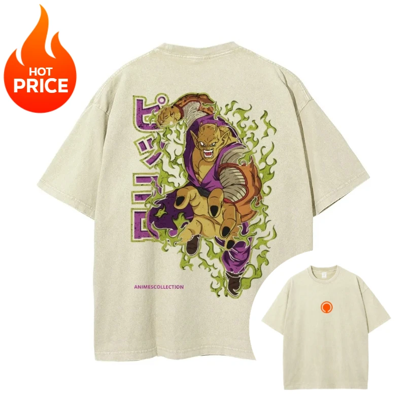 Dragon Ball Piccolo 2026, мужская летняя стираная футболка в стиле Харадзюку, винтажная уличная одежда, женская повседневная футболка большого размера с короткими рукавами Y2k
Dragon Ball Piccolo 2026, мужская летняя стираная футболка в стиле Харадзюку, винтажная уличная одежда, женская повседневная футболка большого размера с короткими рукавами Y2k