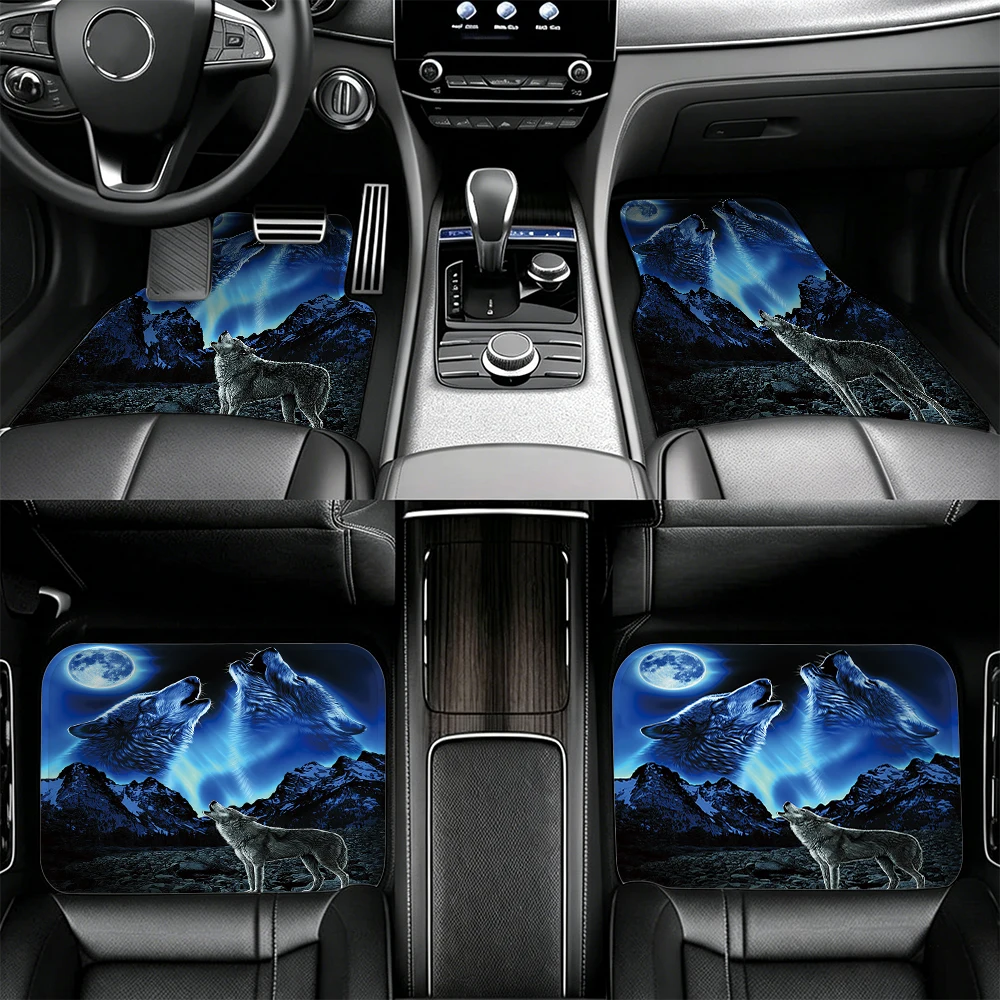 5pcs Moonlit Wolf Snow Mountain Car Floor Mats Universal Front Rear Trunk Fit Anti-Slip Floor Mats Accessories and Decoration
5pcs Moonlit Wolf Snow Mountain Car Floor Mats Universal Front Rear Trunk Fit Anti-Slip Floor Mats Accessories and Decoration