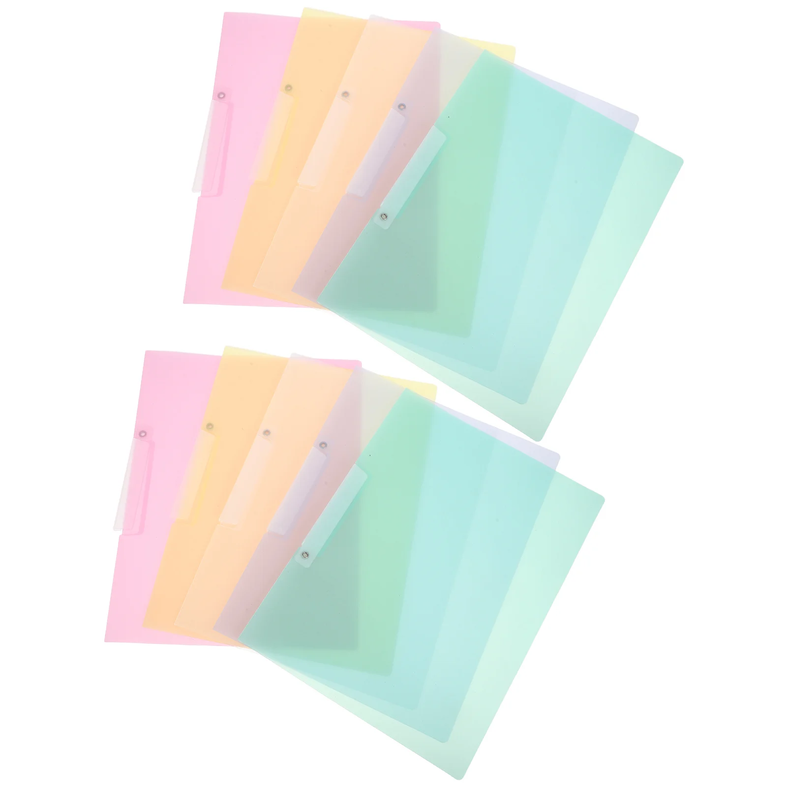 10Pcs Plastic Document Holder Foldable Structure Efficient Organization Presentation Folders for Meetings Study Sessions 
10Pcs Plastic Document Holder Foldable Structure Efficient Organization Presentation Folders for Meetings Study Sessions