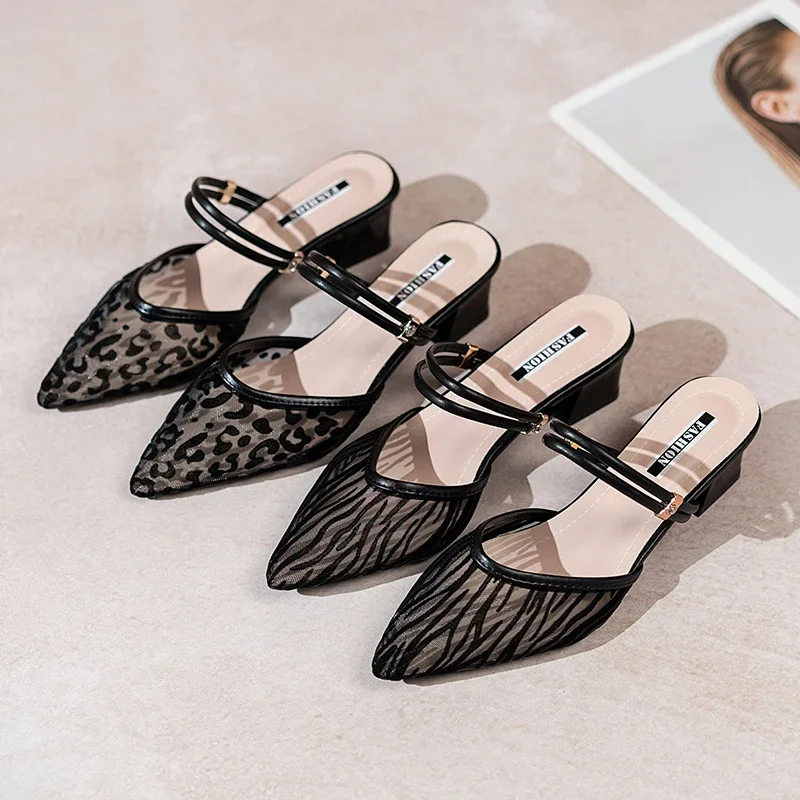 2025 High Quality Shoes for Women Slingbacks Modern Women's Slippers Summer Elegent Women's High Heels Pointed Toe Shoes Female
2025 High Quality Shoes for Women Slingbacks Modern Women's Slippers Summer Elegent Women's High Heels Pointed Toe Shoes Female