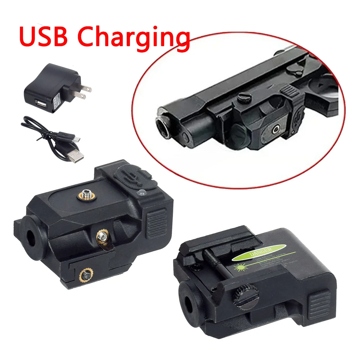 Tactical USB Rechargeable Red Green Picatinny Rail Mount P320 CZ 75 P220 P226 P229 Pistol Gun Airsoft Green Laser Hunting Light 
Tactical USB Rechargeable Red Green Picatinny Rail Mount P320 CZ 75 P220 P226 P229 Pistol Gun Airsoft Green Laser Hunting Light