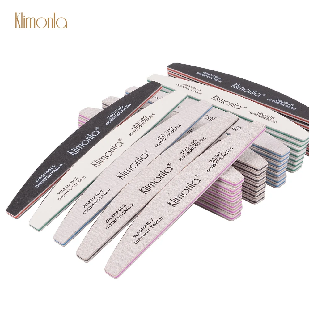 25/50pc Klimonla Professional Nail Files Set Multiple Grits 80/80, 100/100, 150/150, 180/180, 240/240 for Nail Shaping Grooming
25/50pc Klimonla Professional Nail Files Set Multiple Grits 80/80, 100/100, 150/150, 180/180, 240/240 for Nail Shaping Grooming