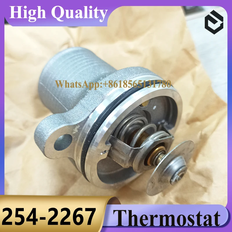 Оригинальный термостат 254-2267 (2542267) для экскаваторов Caterpillar CAT с двигателями C4.4, C6.6, 312D2, E312E, 3054C
Оригинальный термостат 254-2267 (2542267) для экскаваторов Caterpillar CAT с двигателями C4.4, C6.6, 312D2, E312E, 3054C
