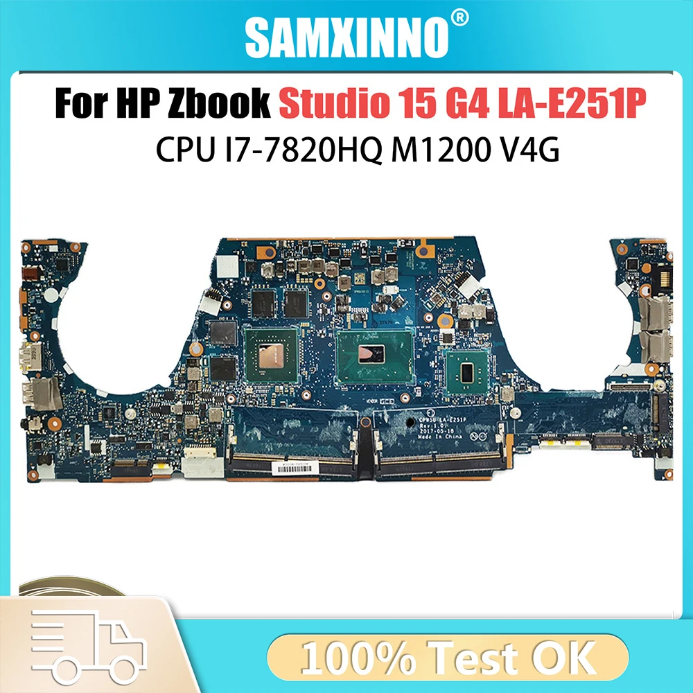 Материнская плата для ноутбука HP ZBook Studio 15 G4 LA-E251P с процессором i7-7700HQ M1000M-V2G, материнская плата с графическим процессором, 100% протестировано, ОК, Zbook
Материнская плата для ноутбука HP ZBook Studio 15 G4 LA-E251P с процессором i7-7700HQ M1000M-V2G, материнская плата с графическим процессором, 100% протестировано, ОК, Zbook