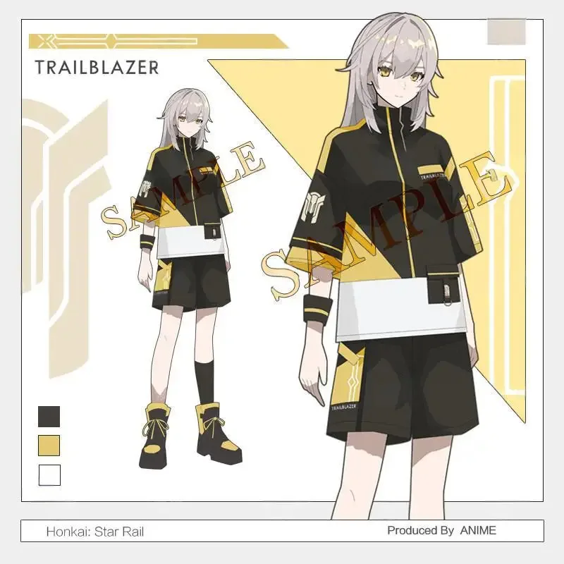Honkai Star Rail Trailblazer, футболка и шорты для косплея, топы, брюки, комплект, костюм с короткими рукавами, летняя крутая уличная одежда, спортивная одежда 
Honkai Star Rail Trailblazer, футболка и шорты для косплея, топы, брюки, комплект, костюм с короткими рукавами, летняя крутая уличная одежда, спортивная одежда