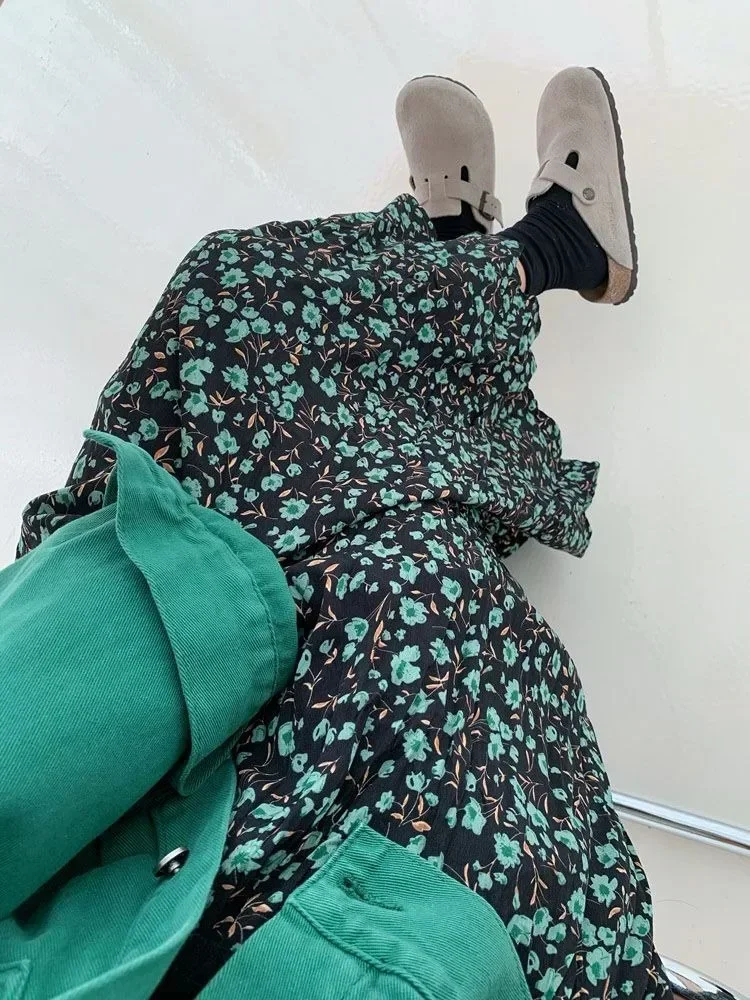 Flower Print Retro New Skirt Women High Waist Y2k Designer Casual A-line Skirts Female Loose Korea Fashion Clothes 2024 Spring
Flower Print Retro New Skirt Women High Waist Y2k Designer Casual A-line Skirts Female Loose Korea Fashion Clothes 2024 Spring