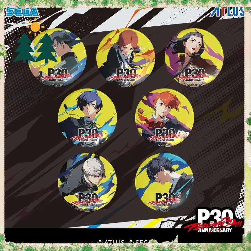 Original Persona 30th Anniversary Illustration B Tin Badge Pendant Birthday Gift Cute Cool Trendy Anime Peripheral Keychain
Original Persona 30th Anniversary Illustration B Tin Badge Pendant Birthday Gift Cute Cool Trendy Anime Peripheral Keychain