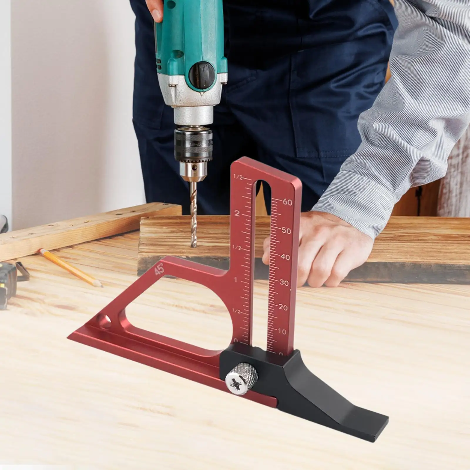 Woodworking Height Gauge Feeler Ruler with inch Metric Auxiliary Woodworking Tool Measuring Instrument for Cutting Grooving
Woodworking Height Gauge Feeler Ruler with inch Metric Auxiliary Woodworking Tool Measuring Instrument for Cutting Grooving