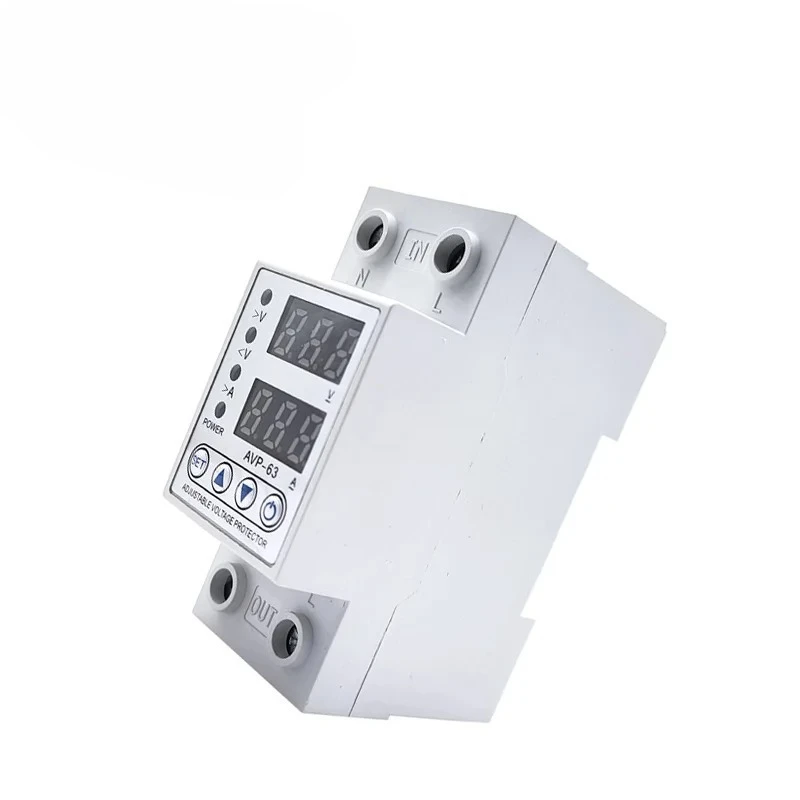 Защитное устройство от перенапряжения и пониженного напряжения AVP 40А 63А 230В с функцией повторного включения и двойным цифровым дисплеем
Защитное устройство от перенапряжения и пониженного напряжения AVP 40А 63А 230В с функцией повторного включения и двойным цифровым дисплеем