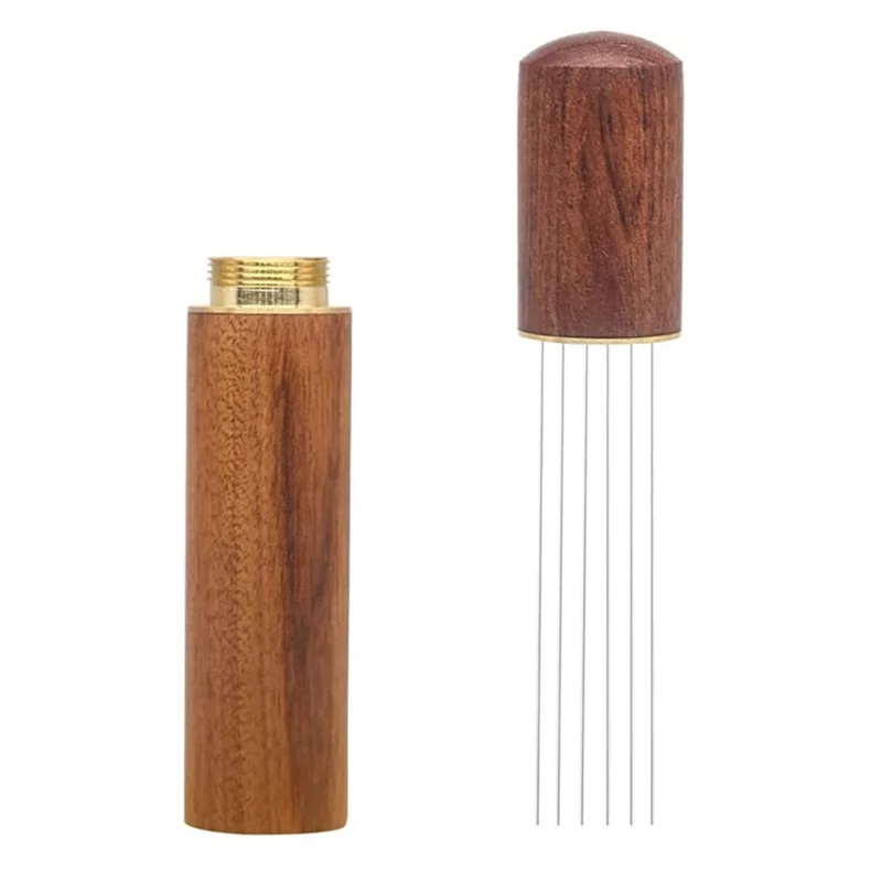 A65T Espresso Coffee Stirrer Espresso Distribution Tool Portable Espresso Distribution Tools,6 Needles Rosewood Color
A65T Espresso Coffee Stirrer Espresso Distribution Tool Portable Espresso Distribution Tools,6 Needles Rosewood Color