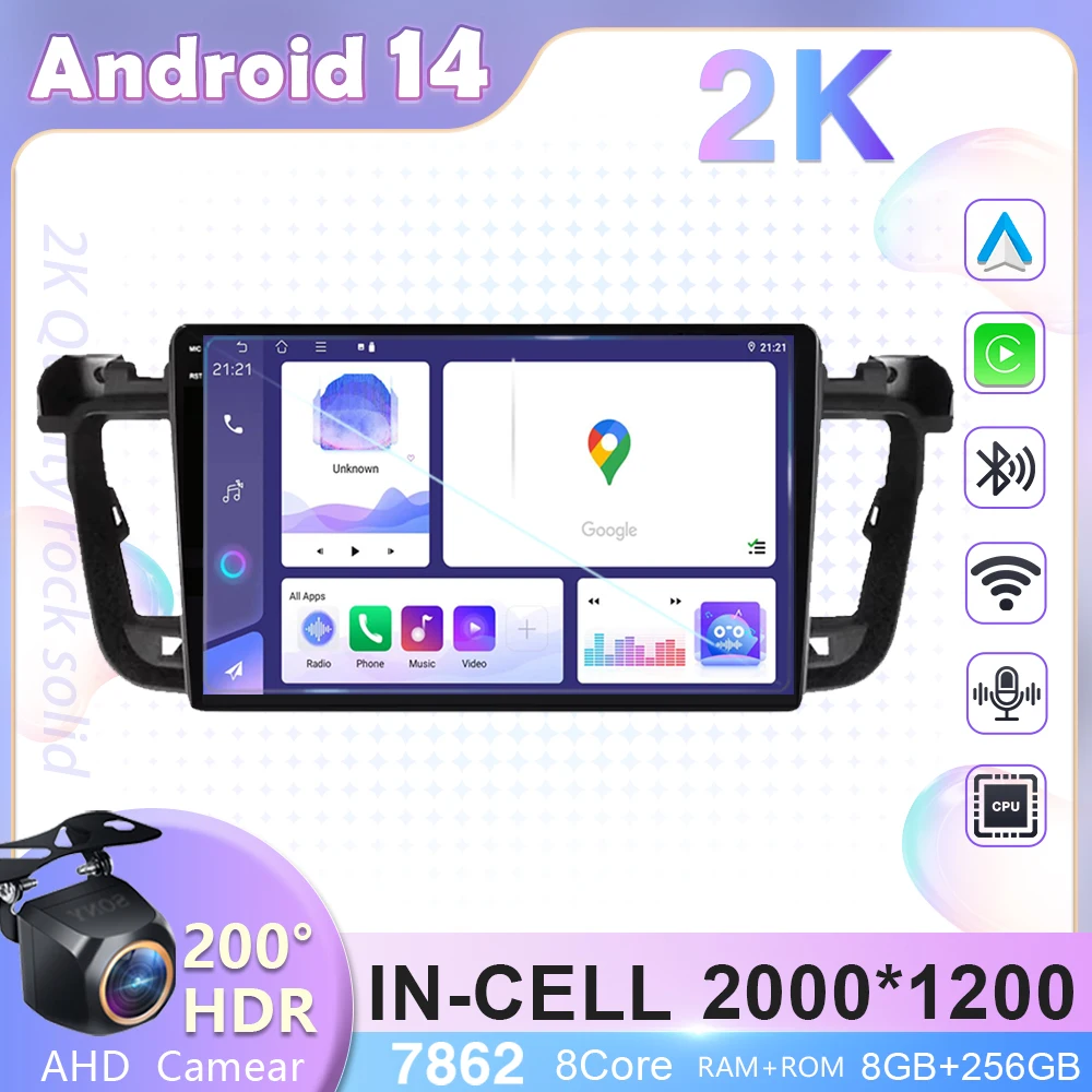 Car Android 14 For Peugeot 508 2011 - 2018 Auto Radio Stereo Head Unit Multimedia Player GPS Navigation No 2din DVD 5G Wifi HDR
Car Android 14 For Peugeot 508 2011 - 2018 Auto Radio Stereo Head Unit Multimedia Player GPS Navigation No 2din DVD 5G Wifi HDR
