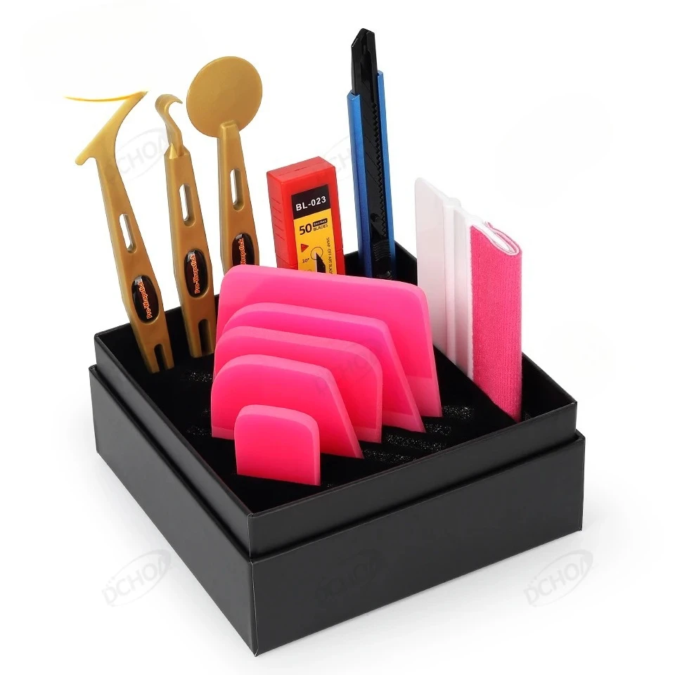 Vinyl Packaging PPF Applying Tool Kit Cutter Window Coloring Film Car Packaging Felt Scraper Tool
Vinyl Packaging PPF Applying Tool Kit Cutter Window Coloring Film Car Packaging Felt Scraper Tool
