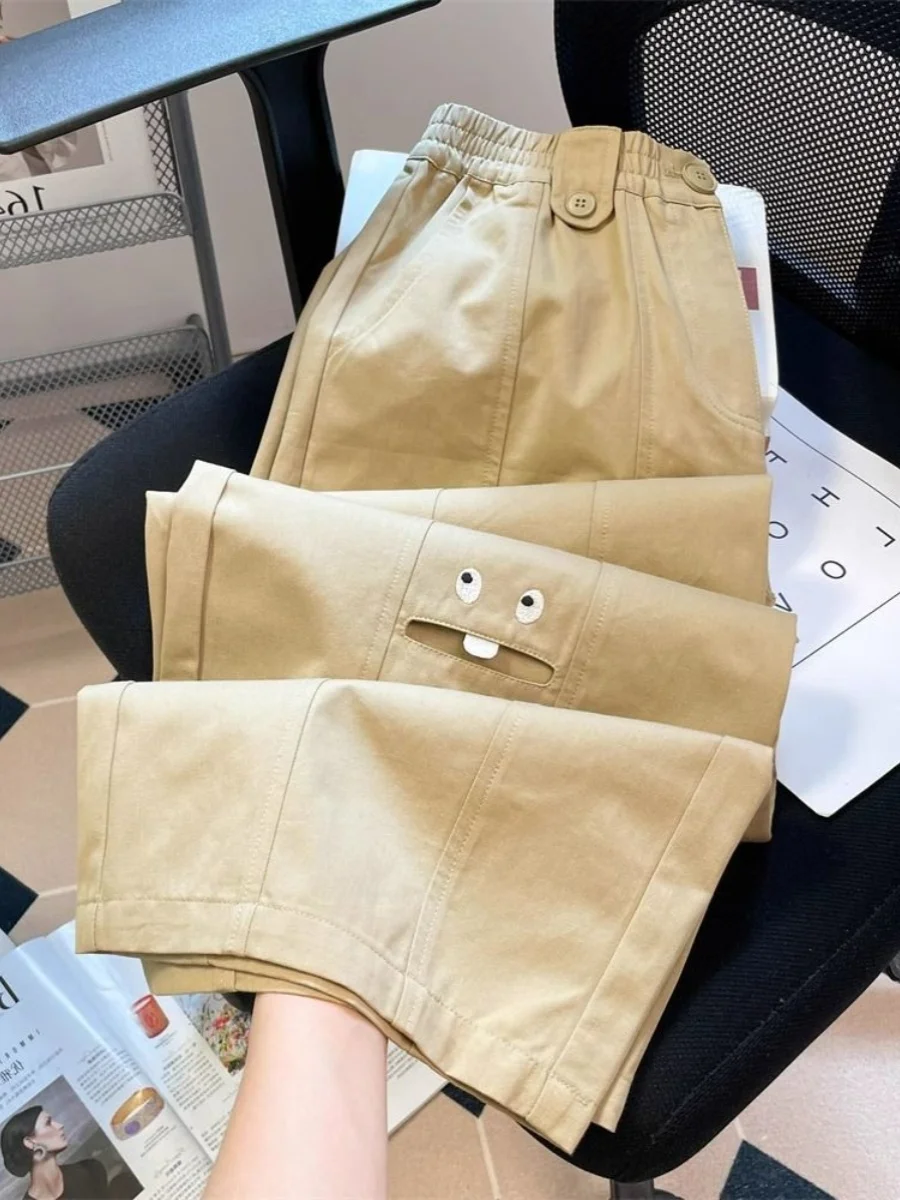 Широкие летние брюки-палаццо в мультяшном стиле, 300 пуд, для студентов и повседневной носки, прямой крой
Широкие летние брюки-палаццо в мультяшном стиле, 300 пуд, для студентов и повседневной носки, прямой крой