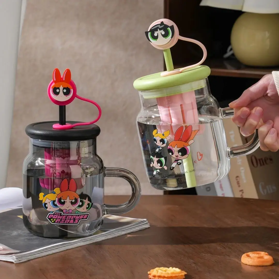 930ML Cartoon The Powerpuff Girls Glass Water Cup Summer Kawaii Coffee Cup Girls Heart Cold Drink Straw Cup Birthday Gift
930ML Cartoon The Powerpuff Girls Glass Water Cup Summer Kawaii Coffee Cup Girls Heart Cold Drink Straw Cup Birthday Gift