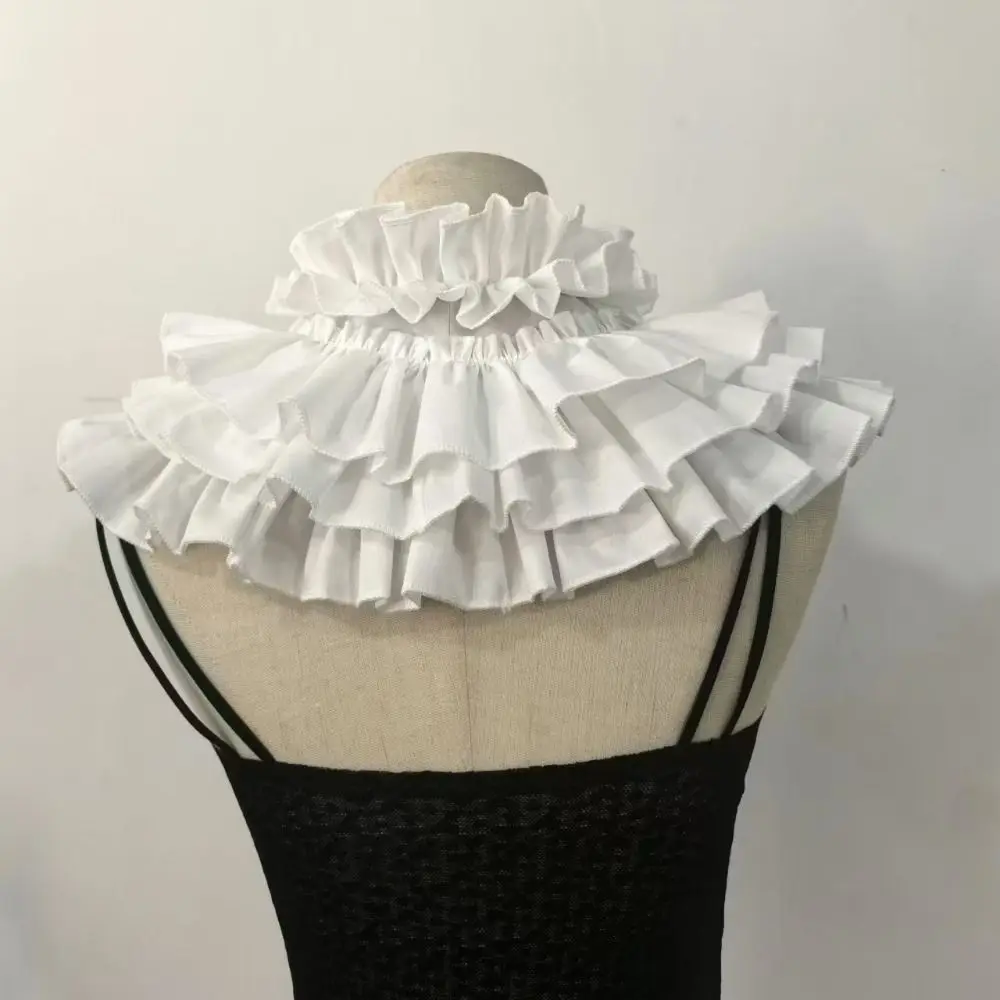 Clothes Decoration Adjustable Layered Ruffle False Collar Retro French Style Detachable Collar Elegant DIY Ruffle Neckwear Girls
Clothes Decoration Adjustable Layered Ruffle False Collar Retro French Style Detachable Collar Elegant DIY Ruffle Neckwear Girls
