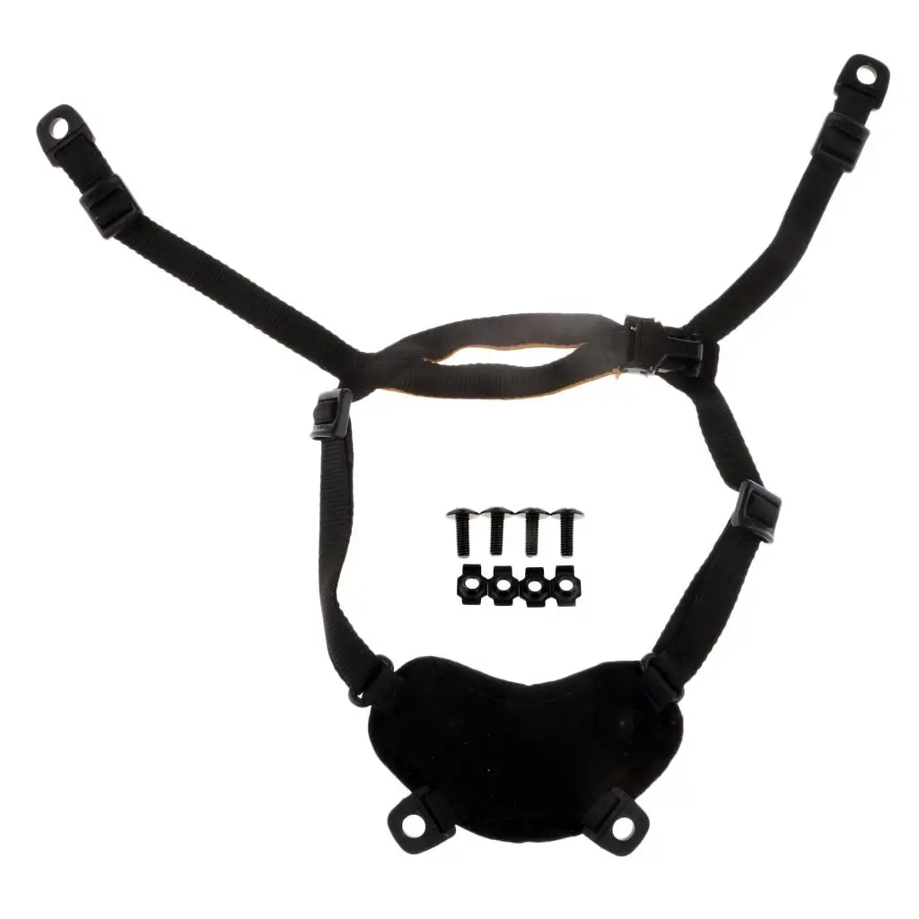 Four Points Adjustable Hard Hat Chin Strap Durable Foam Nylon Safety Accessory for Motorcycle Helmet
Four Points Adjustable Hard Hat Chin Strap Durable Foam Nylon Safety Accessory for Motorcycle Helmet