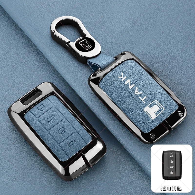 Zinc Alloy Leather Car Key Cover Case Protector Shell for Great Wall GWM WEY TANK 300 500 Tank300 Tank500 Auto Keyring Accessory
Zinc Alloy Leather Car Key Cover Case Protector Shell for Great Wall GWM WEY TANK 300 500 Tank300 Tank500 Auto Keyring Accessory