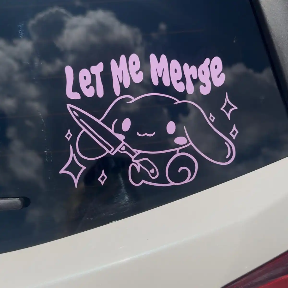Let Me Merge Car Vinyl Decals Cute Girly Car Bumper Stickers Kawaii Car Vinyl Decoration Accessories
Let Me Merge Car Vinyl Decals Cute Girly Car Bumper Stickers Kawaii Car Vinyl Decoration Accessories