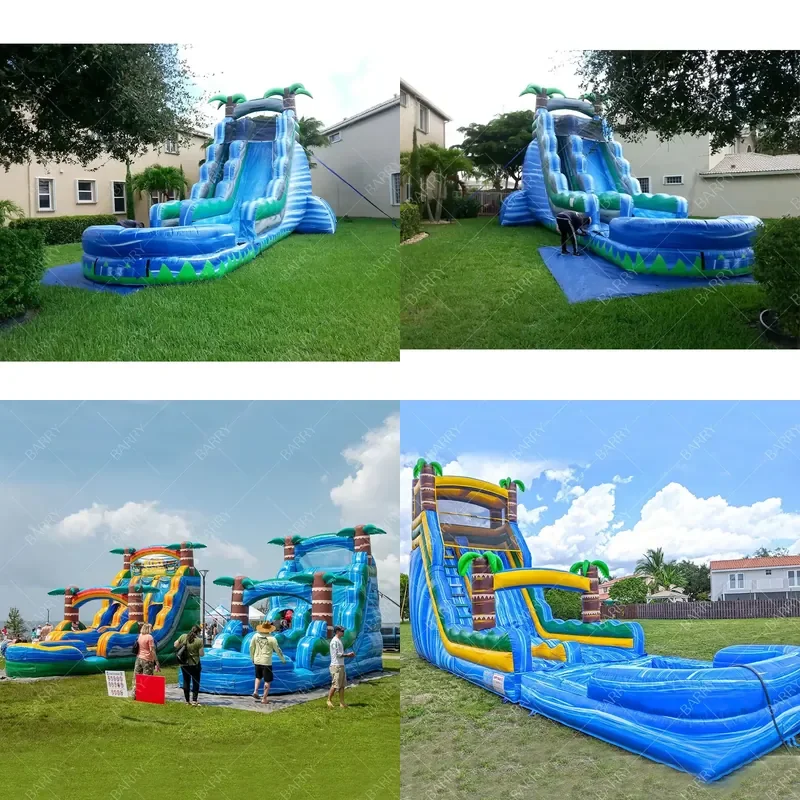 Most Popular Inflatable Mobile Water Park Inflatable Water Slide Pool Jumping Castle With Slide Pool Outdoor Inflatable Slide
Most Popular Inflatable Mobile Water Park Inflatable Water Slide Pool Jumping Castle With Slide Pool Outdoor Inflatable Slide