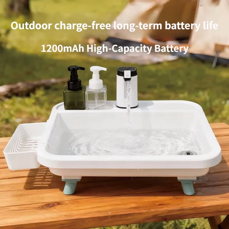 Outdoor Camping Portable Sink Multifunctional Camping Sink With Electric Water Pump Suitable For Outdoor Travel And Family Use
Outdoor Camping Portable Sink Multifunctional Camping Sink With Electric Water Pump Suitable For Outdoor Travel And Family Use