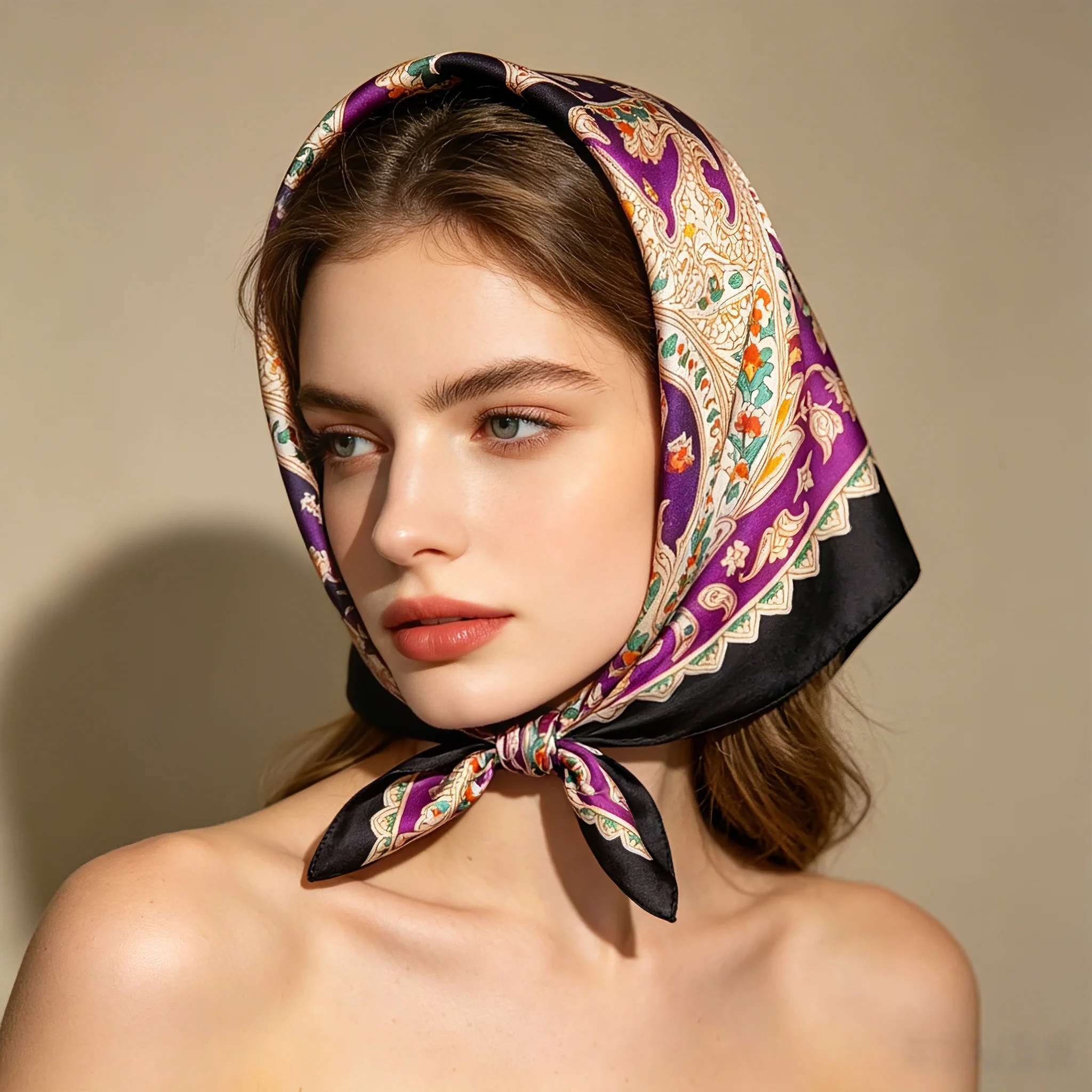 2026 New Paisley Floral Print Square Scarf Foulard Bandana Women Hijab Decorate Neckerchief Female Neck Ties Headscarf
2026 New Paisley Floral Print Square Scarf Foulard Bandana Women Hijab Decorate Neckerchief Female Neck Ties Headscarf