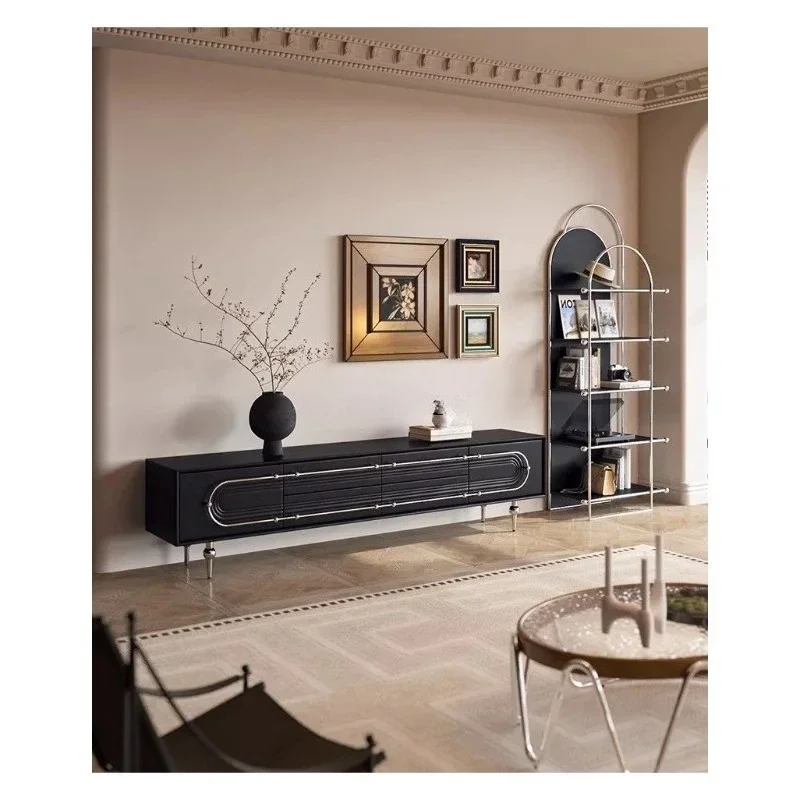 French retro solid wood TV cabinet floor-to-ceiling living room home
French retro solid wood TV cabinet floor-to-ceiling living room home