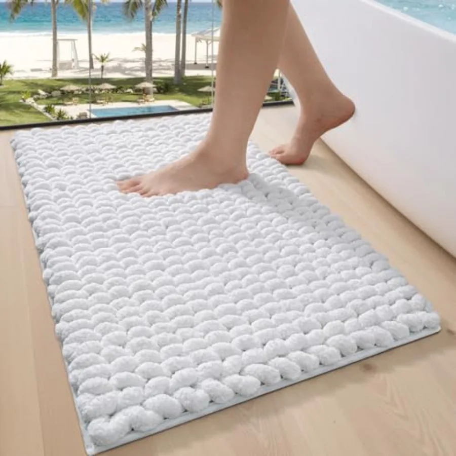 Luxury Bathroom Rug, Ultra Soft Quick Dry Bath Mat, Non-Slip Absorbent Thick Chenille Bath Rug, Cozy Braid Design Floor Mat for
Luxury Bathroom Rug, Ultra Soft Quick Dry Bath Mat, Non-Slip Absorbent Thick Chenille Bath Rug, Cozy Braid Design Floor Mat for