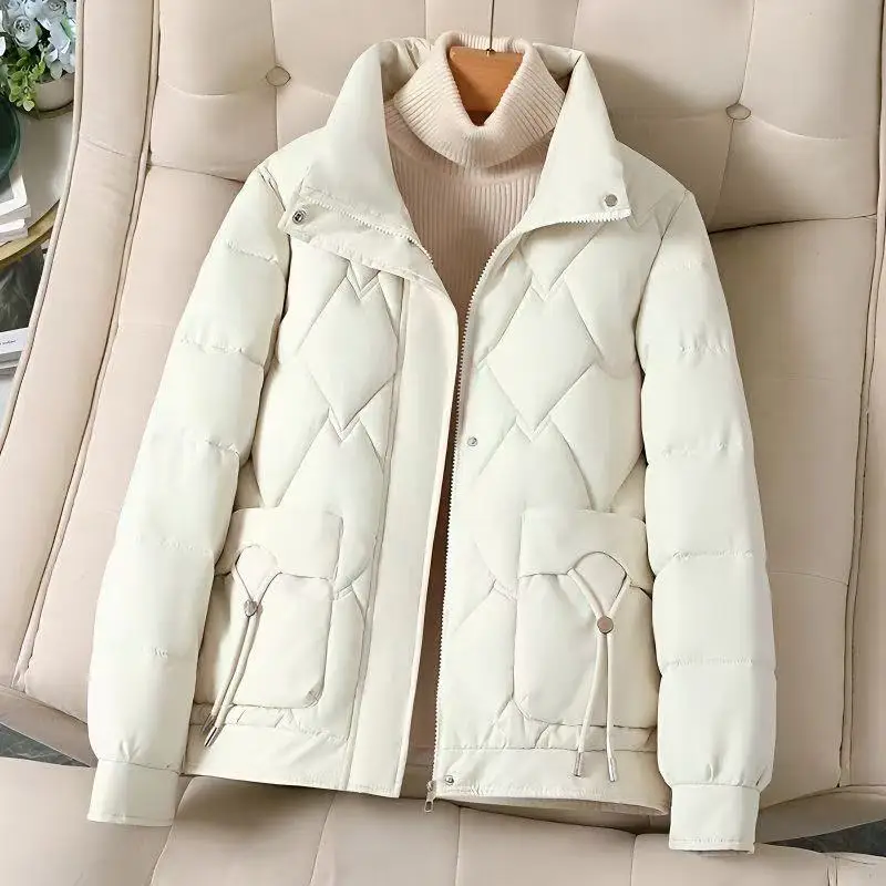 2025 Autumn/Winter Women's Coat New Korean Loose Stand Collar Down Cotton Jacket Female Short Thicken Parka Coats Casual Top
2025 Autumn/Winter Women's Coat New Korean Loose Stand Collar Down Cotton Jacket Female Short Thicken Parka Coats Casual Top