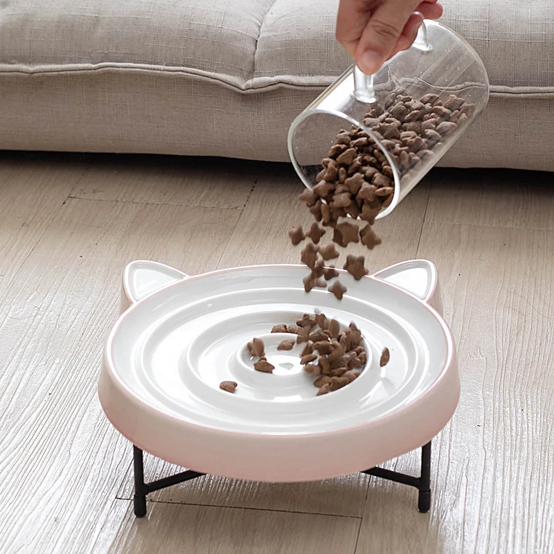Ceramic Slow Feeder Bowl Anti Choke Food Plate For Kitten Small Dog
Ceramic Slow Feeder Bowl Anti Choke Food Plate For Kitten Small Dog