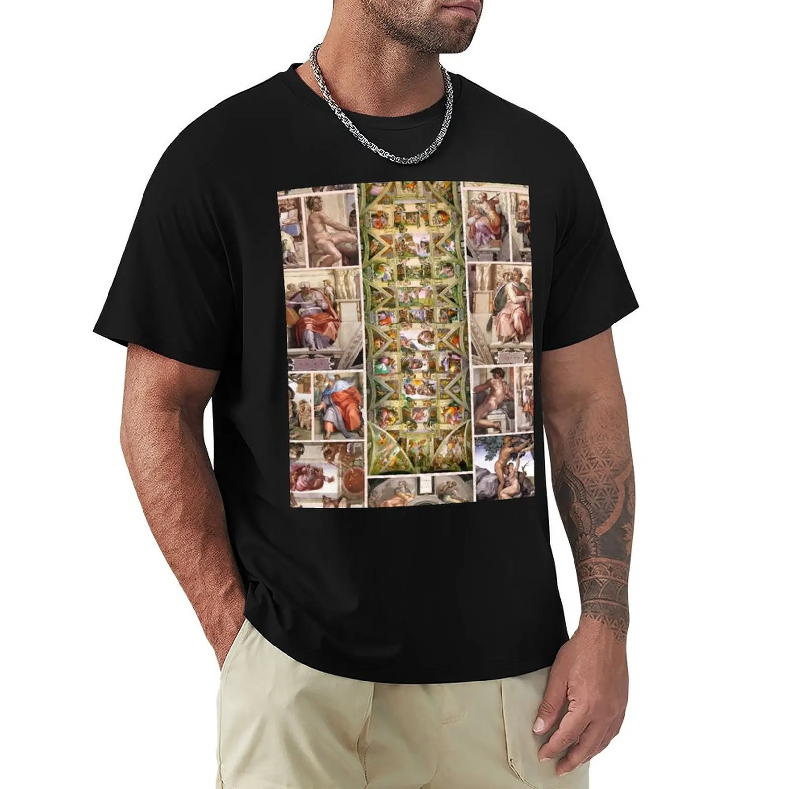 Sistine Chapel T-Shirt boys animal print Blouse funny gifts mens t shirts casual stylish
Sistine Chapel T-Shirt boys animal print Blouse funny gifts mens t shirts casual stylish