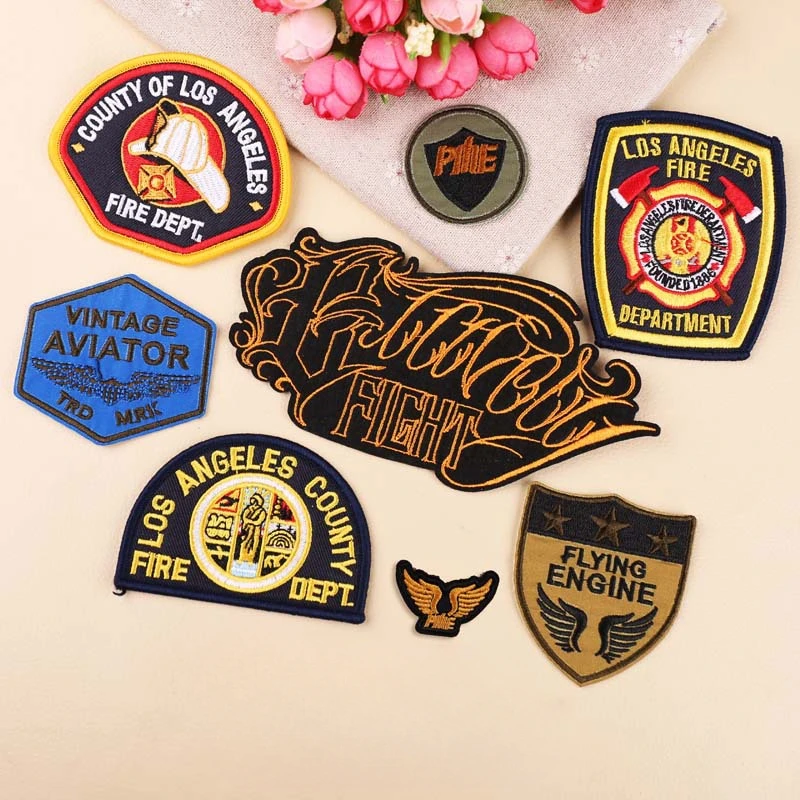 Los Angeles County Fire Iron-on Sew Embroidered Badge Patches for DIY T-shirt Backpack Clothing Appliques Sticker
Los Angeles County Fire Iron-on Sew Embroidered Badge Patches for DIY T-shirt Backpack Clothing Appliques Sticker