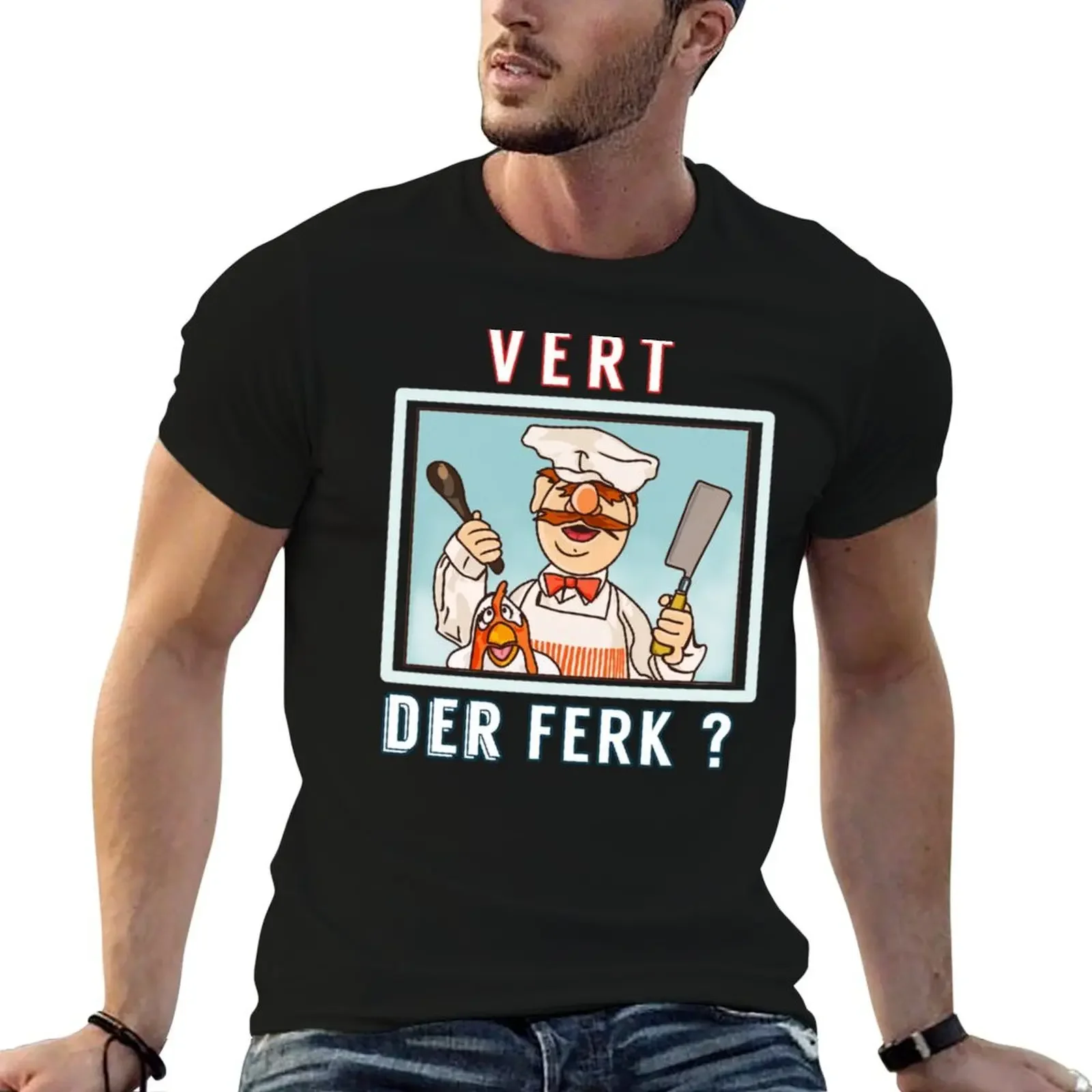 Vert der ferk Swedish Chef T-Shirt boys whites Luxury man Funny t-shirts mens plain t shirts
Vert der ferk Swedish Chef T-Shirt boys whites Luxury man Funny t-shirts mens plain t shirts