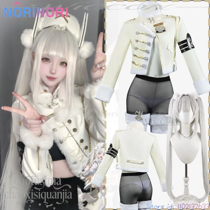 Blanc Fortune Express Anime Costume Cosplay Goddesss Game Victoryyy Fashionable Fur Collar Short Coat Hat Sexy Lingerie Jumpsuit
Blanc Fortune Express Anime Costume Cosplay Goddesss Game Victoryyy Fashionable Fur Collar Short Coat Hat Sexy Lingerie Jumpsuit