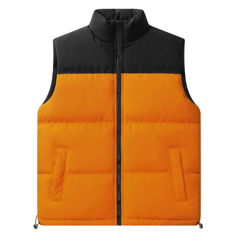 Winter Padded Vest Men Color Matching Cold Resistant Warm Waistcoat Loose Casual Plus Size Sleeveless Cardigan Vest Jacket
Winter Padded Vest Men Color Matching Cold Resistant Warm Waistcoat Loose Casual Plus Size Sleeveless Cardigan Vest Jacket