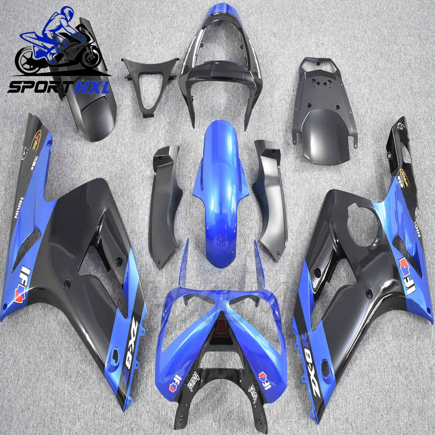 For 636 ZX6R ZX-6R ZX6R 2003 2004 Motorcycle Fairing Kit ABS Injection Molded Body Full Body Kit Accessories
For 636 ZX6R ZX-6R ZX6R 2003 2004 Motorcycle Fairing Kit ABS Injection Molded Body Full Body Kit Accessories