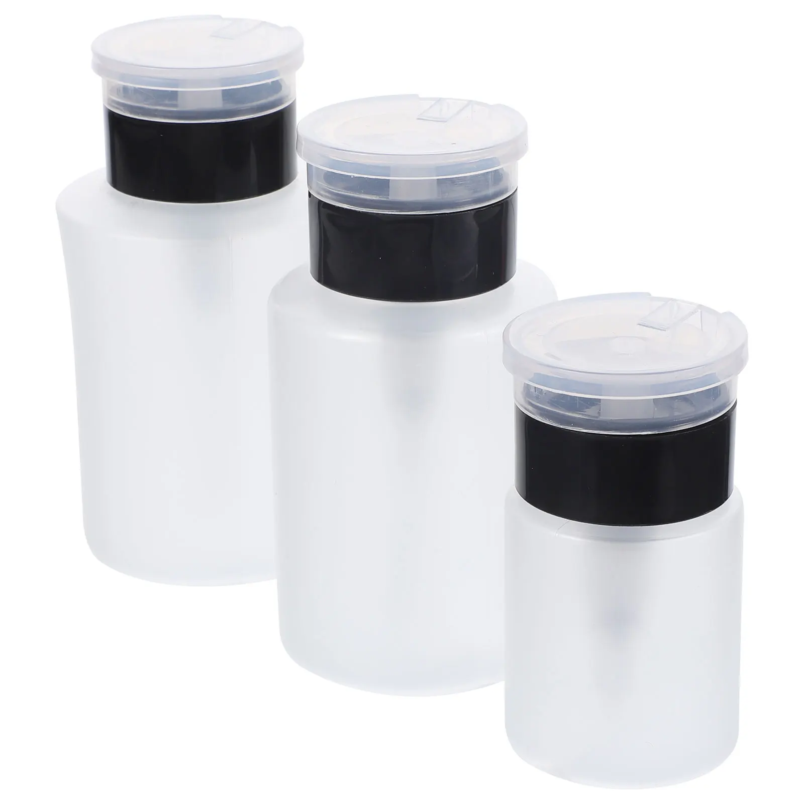 10pcs Press Pump Bottles 180ML 100ML Nail Polish Remover Dispenser Refillable Travel Bottles For Nail Salon Use
10pcs Press Pump Bottles 180ML 100ML Nail Polish Remover Dispenser Refillable Travel Bottles For Nail Salon Use