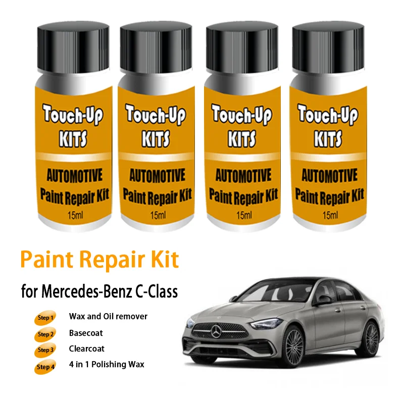 Car Paint Repair Kit for Mercedes-Benz C-Class Touch-Up Set Paint Scratch Remover Automotive Paint Care Accessories Black White
Car Paint Repair Kit for Mercedes-Benz C-Class Touch-Up Set Paint Scratch Remover Automotive Paint Care Accessories Black White