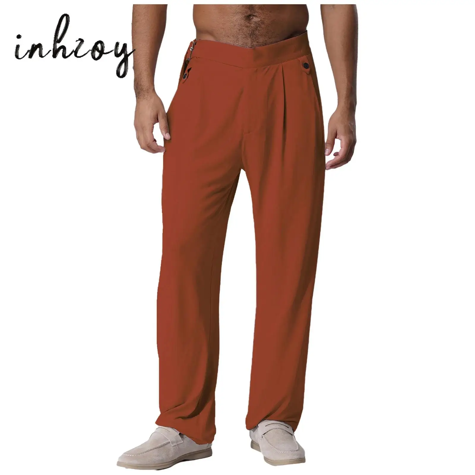 Men Modern Ballroom Latin Dance Pants Ballroom Dancewear Adjustable Buckle Belted Solid color Trousers with Pockets Performance
Men Modern Ballroom Latin Dance Pants Ballroom Dancewear Adjustable Buckle Belted Solid color Trousers with Pockets Performance