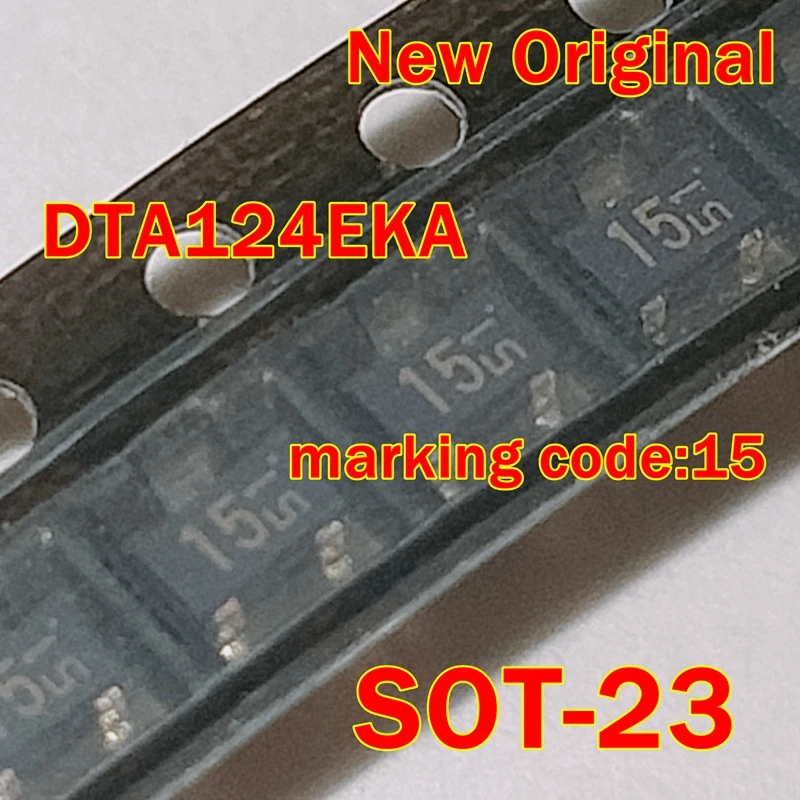 DTA124EKA SOT-23 marking code:15 New Original Digital transistors(built-in resistors)
DTA124EKA SOT-23 marking code:15 New Original Digital transistors(built-in resistors)