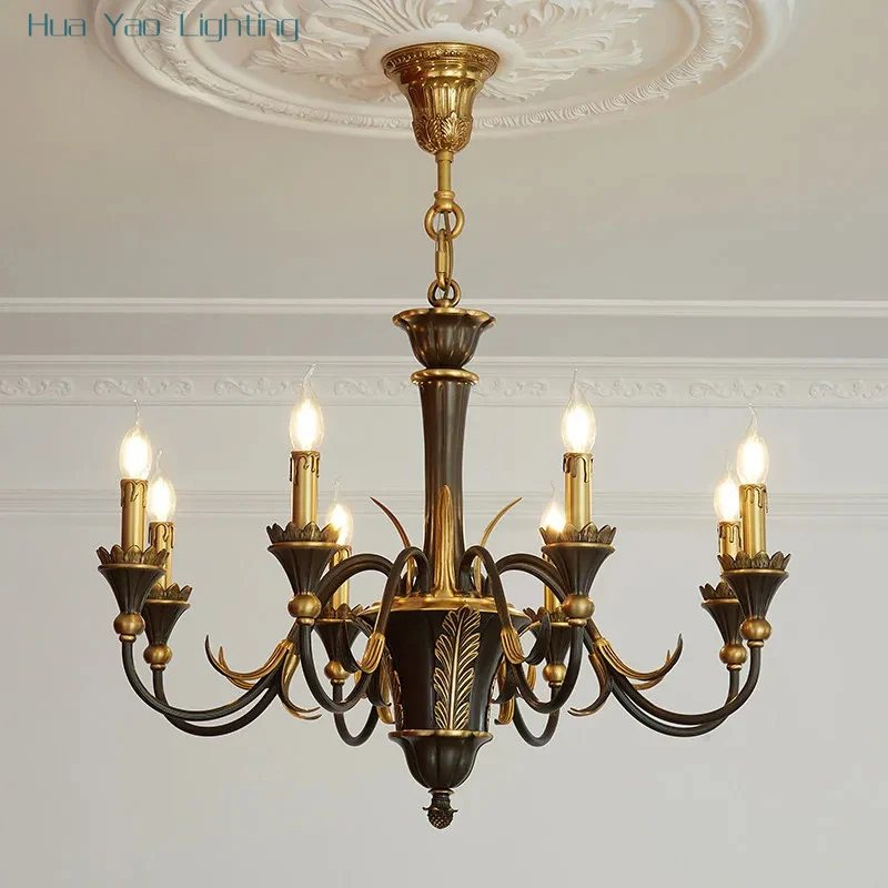 French Style All Brass Chandelier, Vintage Luxury Lighting for Villa Living Room, Dining Room, Study, Bedroom, Classical Europea
French Style All Brass Chandelier, Vintage Luxury Lighting for Villa Living Room, Dining Room, Study, Bedroom, Classical Europea