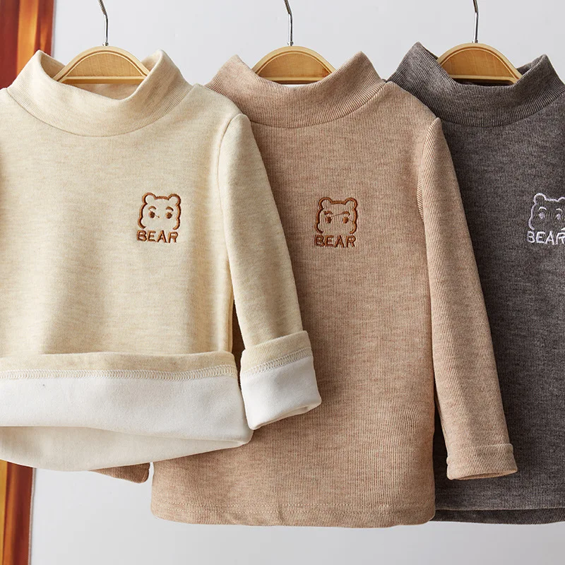 Unisex Fleece-Lined Animal Sweatshirt Base Layer Warm Cozy Children's Outerwear for Autumn Winter Girls Cute Bear Tops
Unisex Fleece-Lined Animal Sweatshirt Base Layer Warm Cozy Children's Outerwear for Autumn Winter Girls Cute Bear Tops