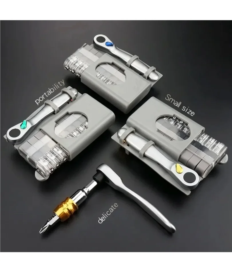 Mini Ratchet wrench screwdriver bit set Multifunctional Special shaped slotted phillips screwdriver hand tools
Mini Ratchet wrench screwdriver bit set Multifunctional Special shaped slotted phillips screwdriver hand tools