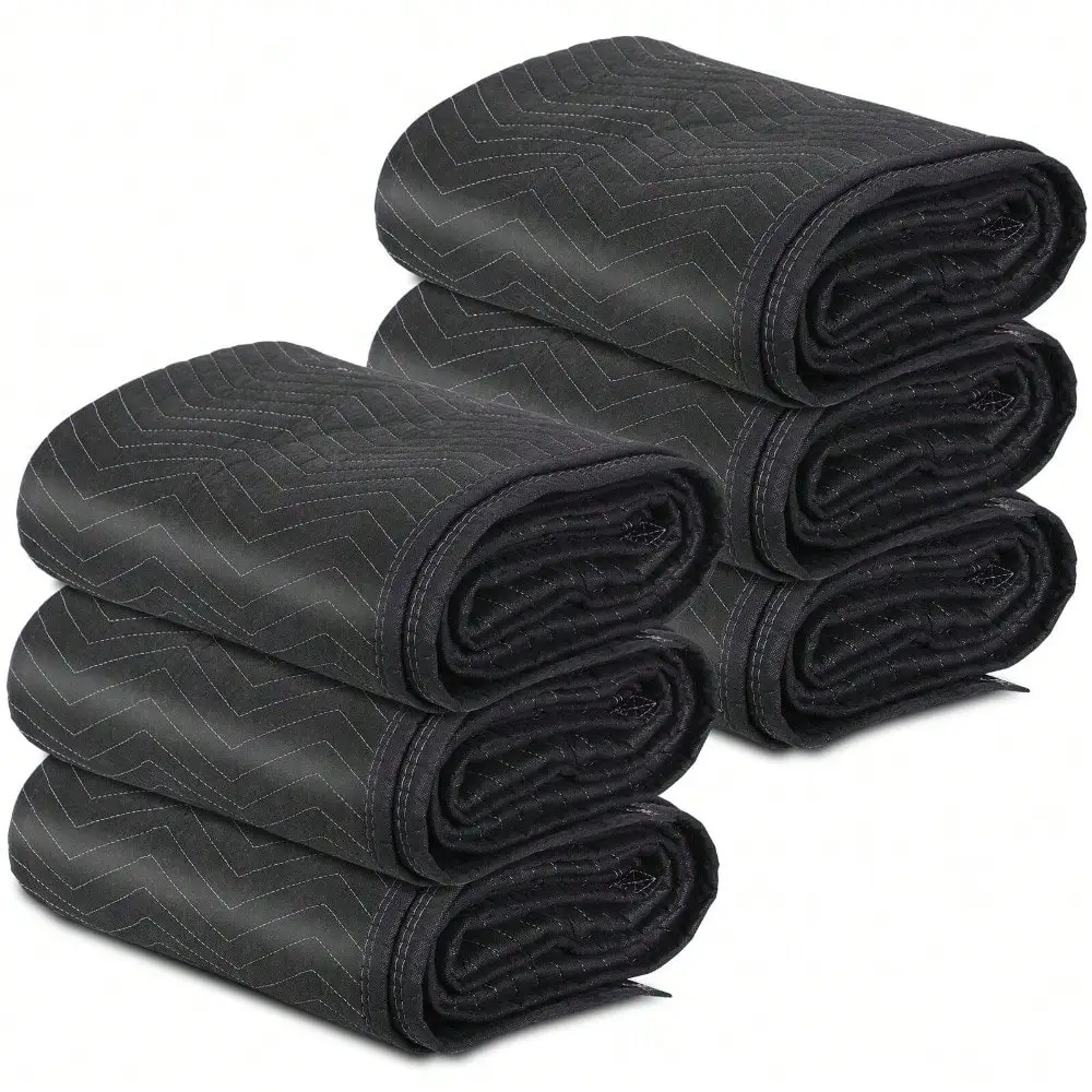 Moving Blankets 72"x80"(30lb/dz) 6 Pack Furniture Shipping Packing Blankets Pads
Moving Blankets 72"x80"(30lb/dz) 6 Pack Furniture Shipping Packing Blankets Pads