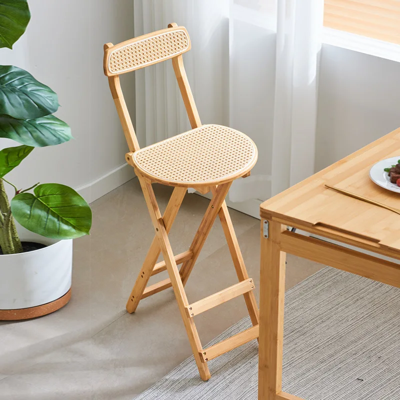 Factory Foldable Bar Chair Home Modern Simple High Stool Solid Wood Bar Chair Restaurant Japanese Rattan Backrest Chair
Factory Foldable Bar Chair Home Modern Simple High Stool Solid Wood Bar Chair Restaurant Japanese Rattan Backrest Chair