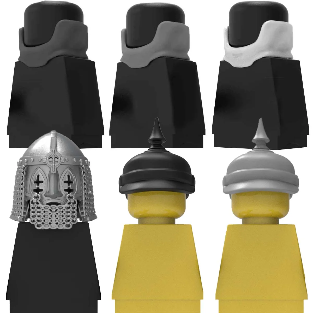 MOC WW2 Winter Soldiers Neck Warmer Scarf Figures 3D Builing Blocks Medieval Knights Helmets WW1 Prussian Helmet Bricks Toy
MOC WW2 Winter Soldiers Neck Warmer Scarf Figures 3D Builing Blocks Medieval Knights Helmets WW1 Prussian Helmet Bricks Toy