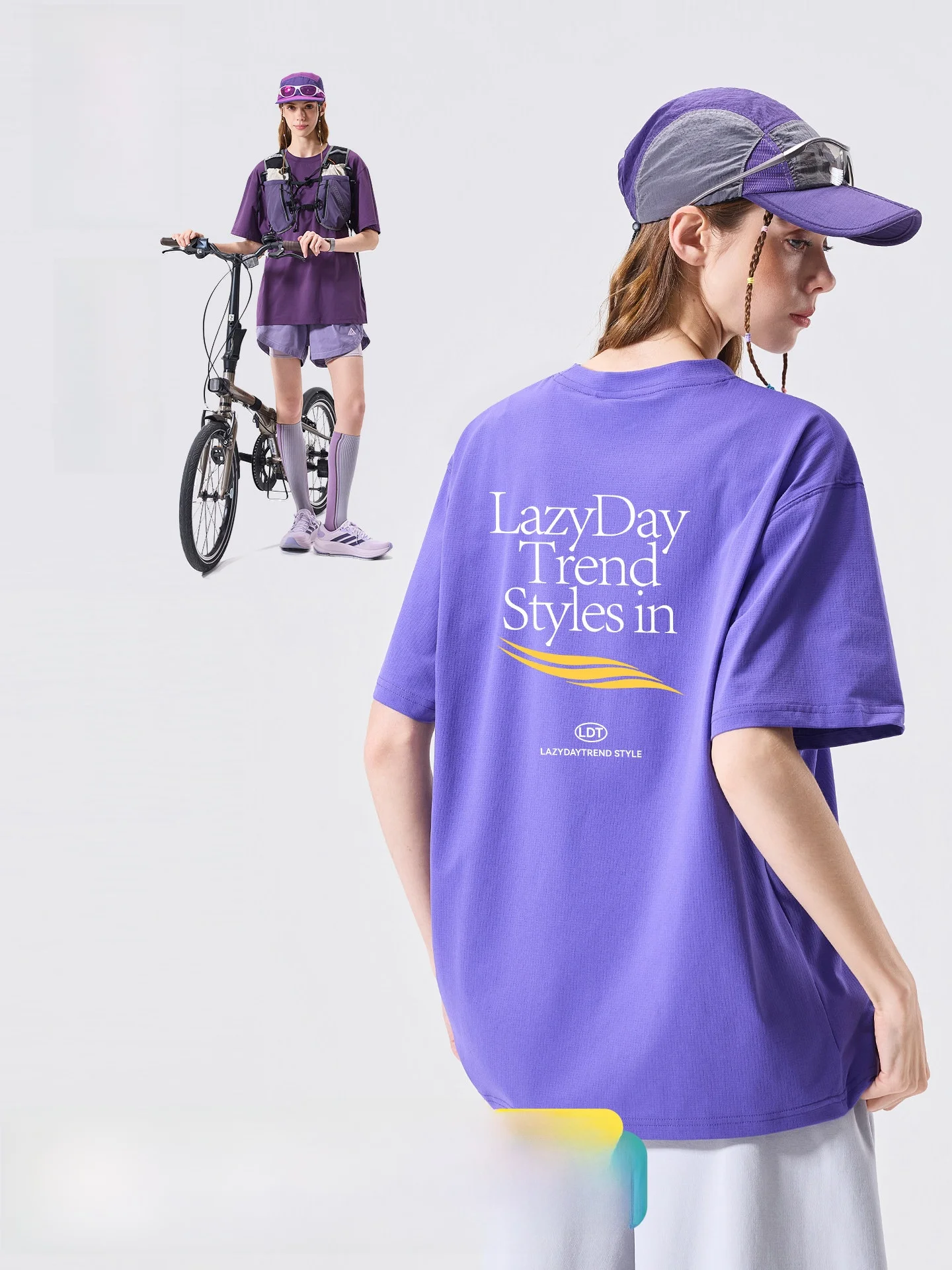 LAZY DAY Outdoor Lightweight Quick Dry Printed Short Sleeve T-Shirt Women Summer Hiking Breathable Sports Top Polyester Fiber
LAZY DAY Outdoor Lightweight Quick Dry Printed Short Sleeve T-Shirt Women Summer Hiking Breathable Sports Top Polyester Fiber