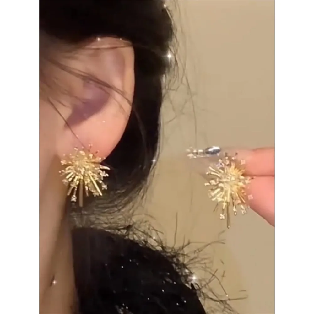 Fireworks earrings women's design sense exquisite stud earrings temperament earrings
Fireworks earrings women's design sense exquisite stud earrings temperament earrings