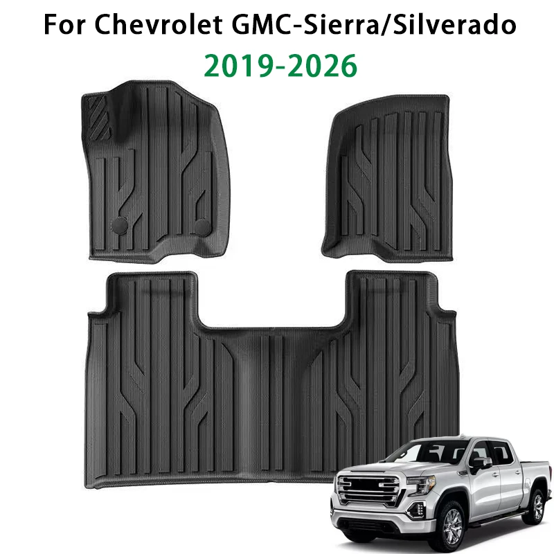 for Chevrolet GMC-Sierra / Silverado 2019 2020 2021 2022 2023 2024 2025 2026 Car Floor Mats TPE 3D Foot Mat Waterproof LHD
for Chevrolet GMC-Sierra / Silverado 2019 2020 2021 2022 2023 2024 2025 2026 Car Floor Mats TPE 3D Foot Mat Waterproof LHD