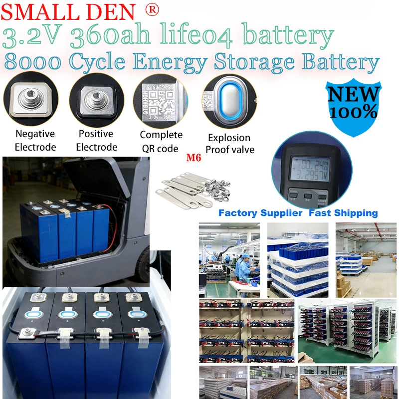 Новая аккумуляторная батарея Lifepo4 3,2 В 360 Ач Diy 12 В 24 В 36 В 48 В, подходит для хранения солнечной энергии/бытовой энергии/доставки
Новая аккумуляторная батарея Lifepo4 3,2 В 360 Ач Diy 12 В 24 В 36 В 48 В, подходит для хранения солнечной энергии/бытовой энергии/доставки