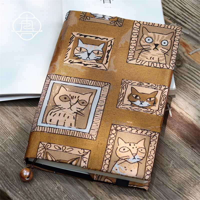 Cat, Retro, Whimsical, Childlike, Chinese-style Handmade Notebook, Handmade Cloth Book Cover, Diary Notebook, A5 A6
Cat, Retro, Whimsical, Childlike, Chinese-style Handmade Notebook, Handmade Cloth Book Cover, Diary Notebook, A5 A6